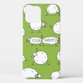 Grappig schaap met yoga, schets Case-Mate iPhone case (Achterkant)
