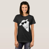 Grappig Schaap met Zonnebril Boer T-shirt (Voorkant volledig)