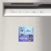 Grappig Schaap Ondeugend Leuk Vakantie Magneet (Insitu (Vaatwasser))