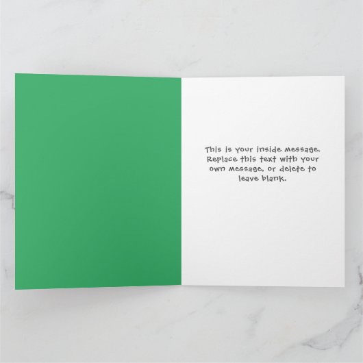 Grappig Schaap Ontwerp Cartoon Verjaardag Kaart (Binnen)