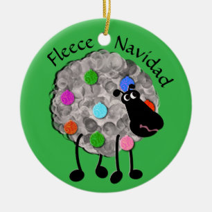 Grappig schaap ornament