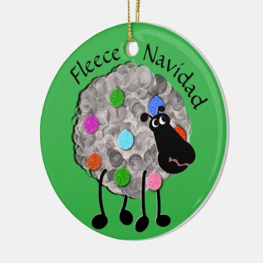 Grappig schaap ornament (Links)