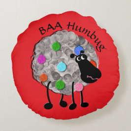 Grappig schaap tweezijdig kussen