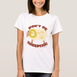 Grappig Schaapachtig Schaap Lam Cartoon karakter T-shirt