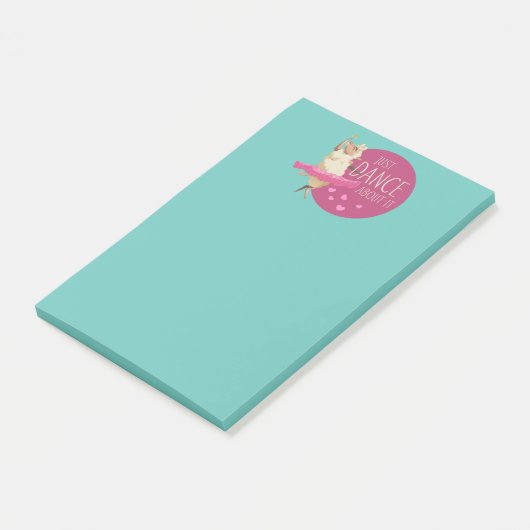 Grappig Schapen Bericht - Dans Er Maar Omheen 1 Post-it® Notes (Schuin)