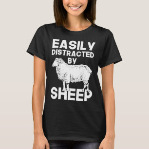 Grappig Schapen Ontwerp voor Boeren en Schapen Lie T-shirt