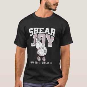 Grappig Schapen Schik Schaap Ontwerp Pluis Verdwee T-shirt