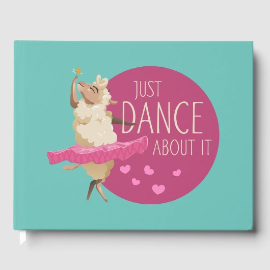 Grappig Schapenbericht - Gewoon erover dansen 1 Gastenboek (Voorkant)