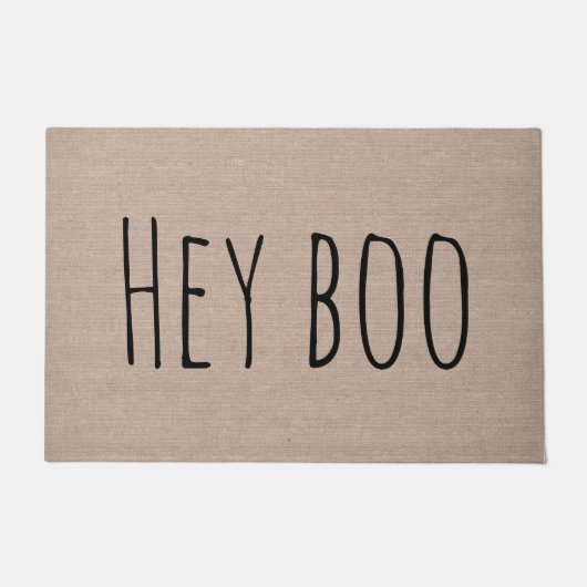 Grappig schattig, boo Halloween modern flirty door Deurmat (Voorkant)