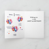 Grappig schattig bruin Koe Kaart (Binnen)