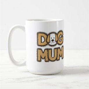 Grappig schattig cartoon hond mum moederdag koffiemok