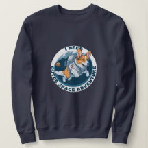 Grappig schattig corgi Hond buitenruimte avontuur