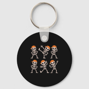 Grappig Schattig Dansend Skelet Halloween Jongens Sleutelhanger