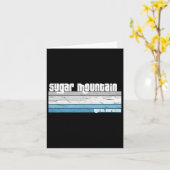 Grappig schattig dier gezicht schapen kostuum hall kaart (Gele Bloem)