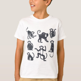 Grappig schattig dierlijk T-shirt voor kinderen aa