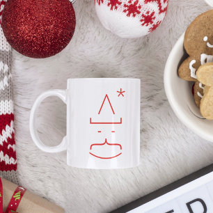 Grappig Schattig Emoticon Sinterklaas Nerd Geek He Magische Mok