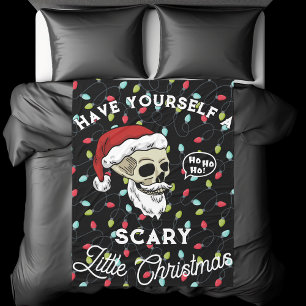 Grappig Schattig, Geweldig Een Eng Kerstfeestje Fleece Deken