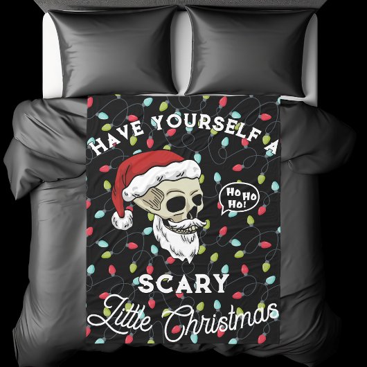 Grappig Schattig, Geweldig Een Eng Kerstfeestje Fleece Deken