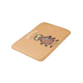 Grappig schattig kakkertekenfilm badmat (Gekanteld)