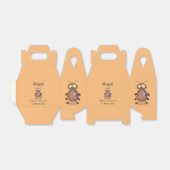 Grappig schattig kakkertekenfilm bedankdoosjes (Uitgevouwen)