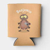 Grappig schattig kakkertekenfilm blikjeskoeler (Voorkant)