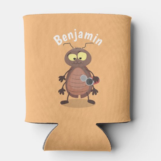 Grappig schattig kakkertekenfilm blikjeskoeler (Achterkant)