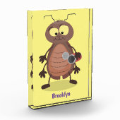 Grappig schattig kakkertekenfilm fotoblokken (Links)