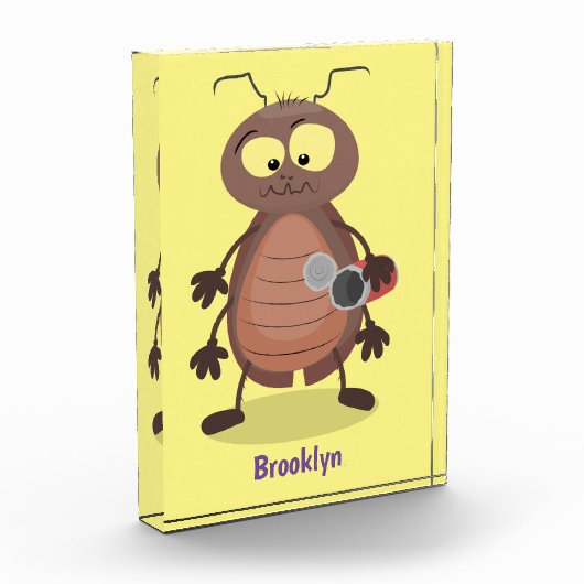 Grappig schattig kakkertekenfilm fotoblokken (Links)