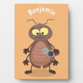 Grappig schattig kakkertekenfilm fotoplaat (voorkant)