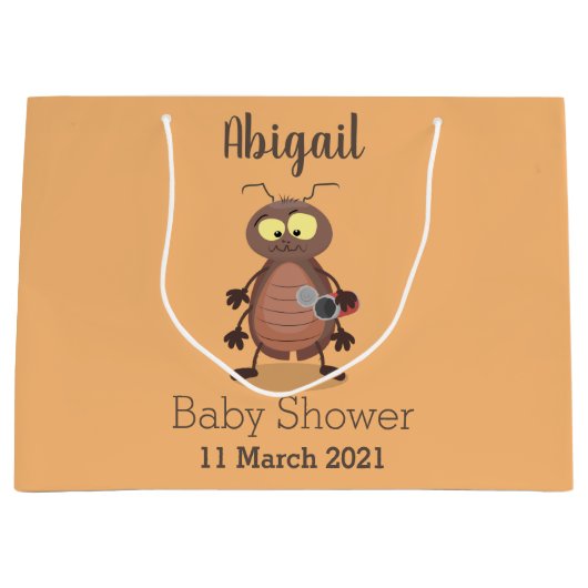 Grappig schattig kakkertekenfilm groot cadeauzakje (Voorkant)