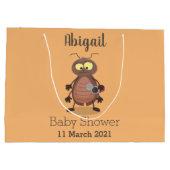 Grappig schattig kakkertekenfilm groot cadeauzakje (Achterkant)