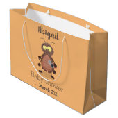 Grappig schattig kakkertekenfilm groot cadeauzakje (Achterkant Gekanteld)