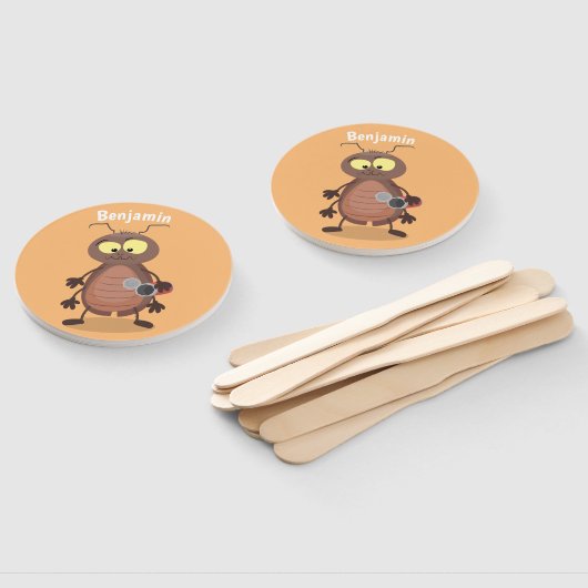 Grappig schattig kakkertekenfilm handwaaier (Niet-gemonteerd)