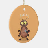 Grappig schattig kakkertekenfilm keramisch ornament (Rechts)