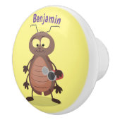 Grappig schattig kakkertekenfilm keramische knop (Rechts)