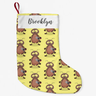 Grappig schattig kakkertekenfilm kleine kerstsok