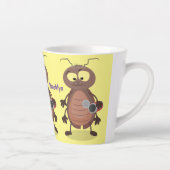 Grappig schattig kakkertekenfilm latte mok (Rechts)
