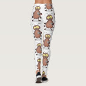 Grappig schattig kakkertekenfilm leggings (Achterkant)