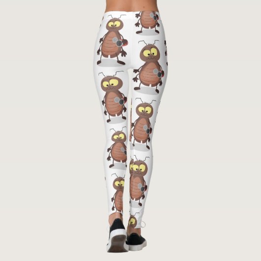 Grappig schattig kakkertekenfilm leggings (Achterkant)