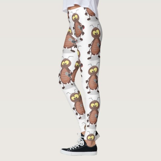Grappig schattig kakkertekenfilm leggings (Links)