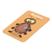 Grappig schattig kakkertekenfilm magneet (Linkerzijde)