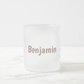 Grappig schattig kakkertekenfilm matglas koffiemok (Center)