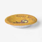 Grappig schattig kakkertekenfilm papieren kommen (Gebogen)