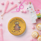 Grappig schattig kakkertekenfilm papieren kommen (Feest)