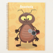 Grappig schattig kakkertekenfilm planner (Voorkant)