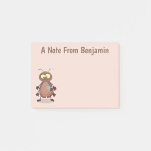 Grappig schattig kakkertekenfilm post-it® notes