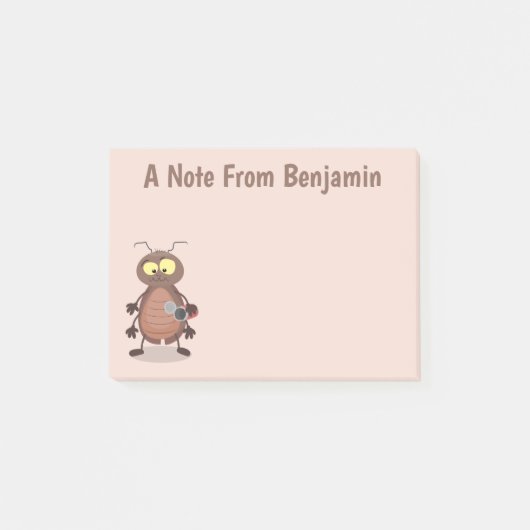 Grappig schattig kakkertekenfilm post-it® notes (Voorkant)