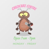 Grappig schattig kakkertekenfilm raamsticker (Vel)