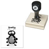 Grappig schattig kakkertekenfilm rubberstempel (Gestempeld)