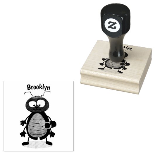 Grappig schattig kakkertekenfilm rubberstempel (Gestempeld)